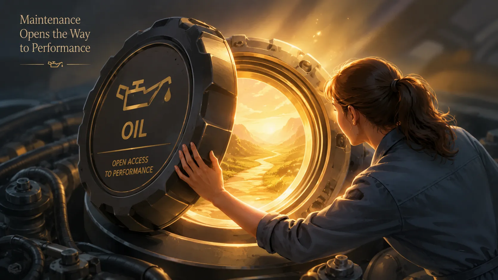 How to Open the Engine Oil Cap