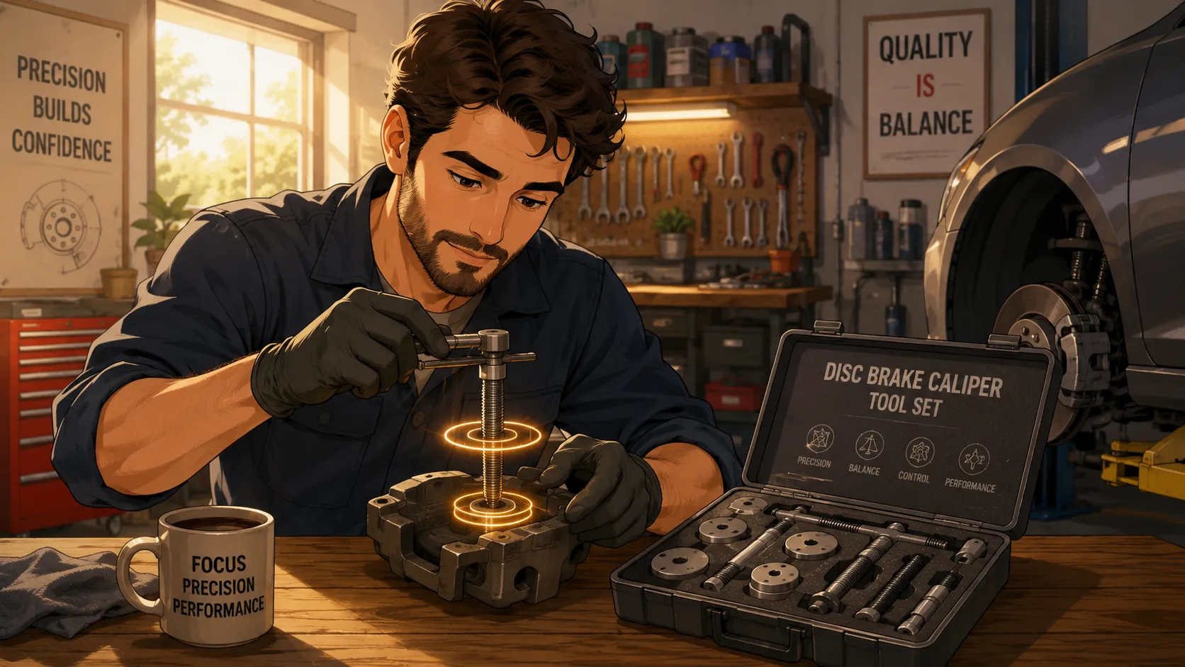 How to Use a Disc Brake Caliper Tool Set